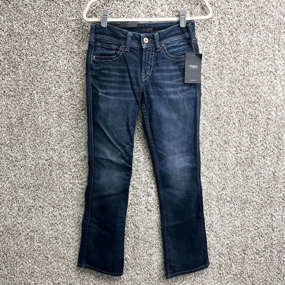 Silver Jeans Co. Jeans Women’s 28 Suki Curvy Fit Mid Rise Denim Slim Boot NWT